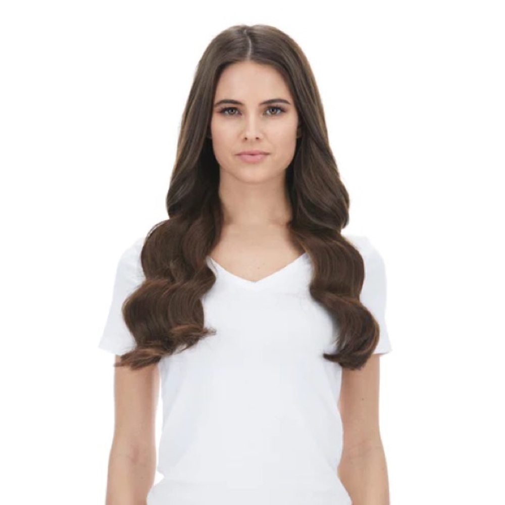 BELLAMI SILK SEAM 140G 16" CHOCOLATE BROWN (4) HAIR EXTENSIONS